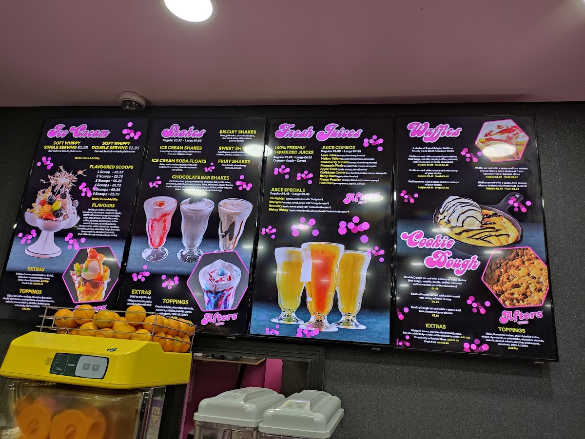 Afters - Ilford Menu - Image 2