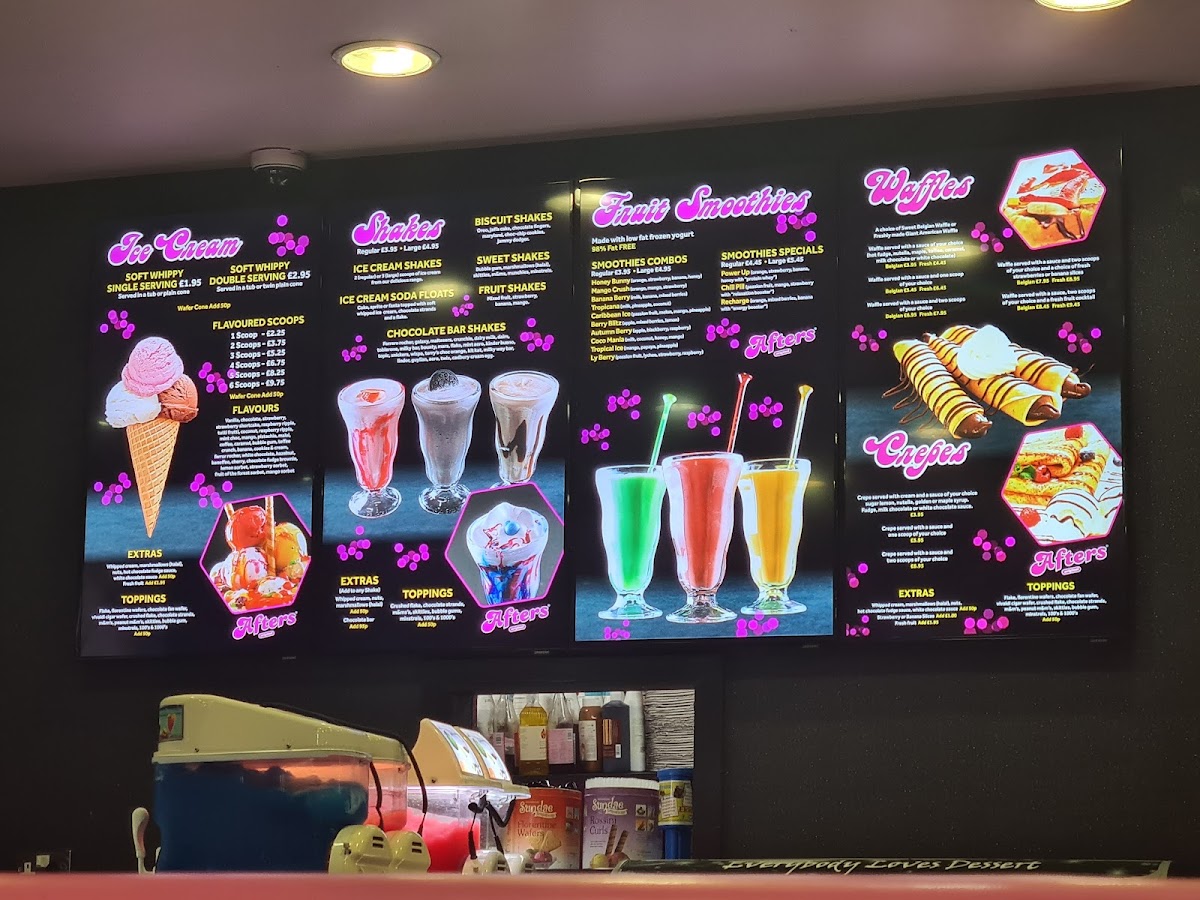 Afters - Ilford Menu - Image 3