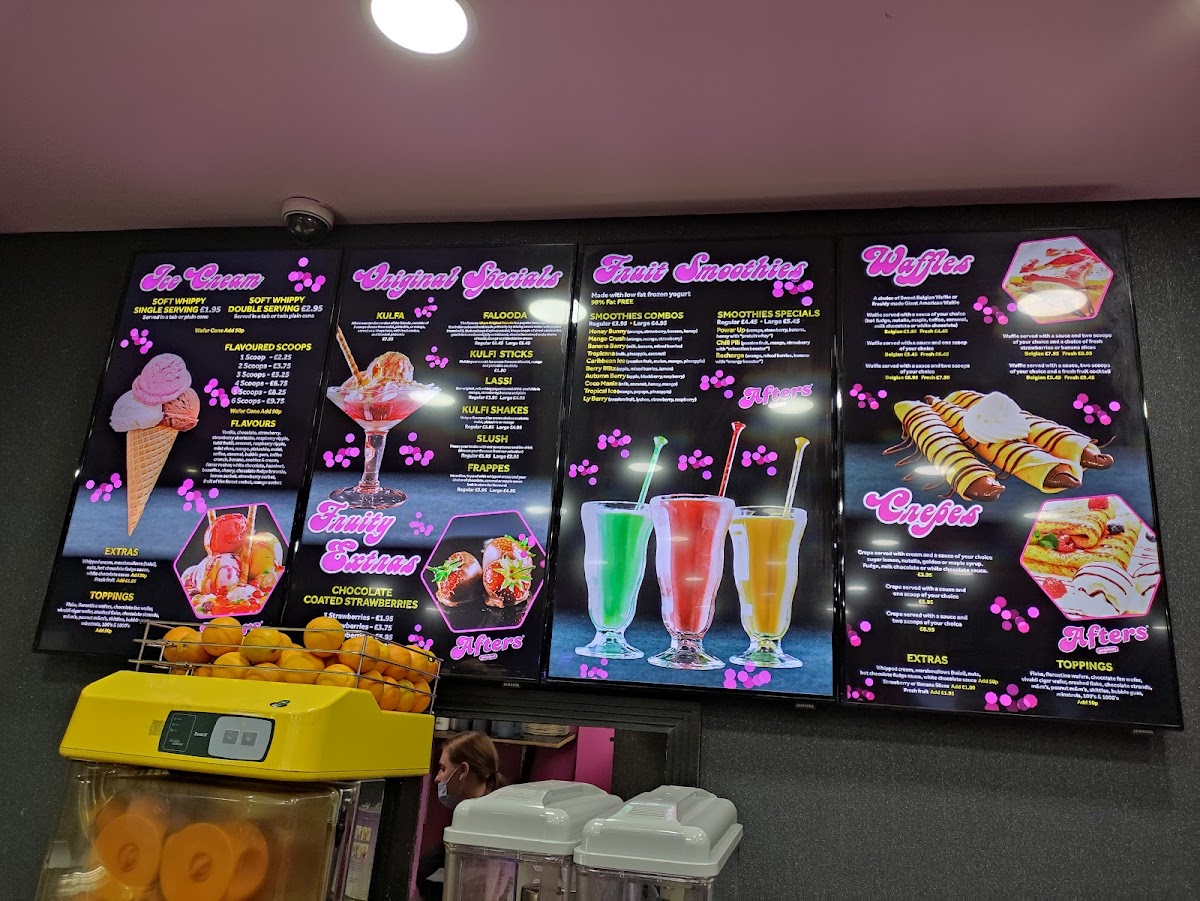 Afters - Ilford Menu - Image 5